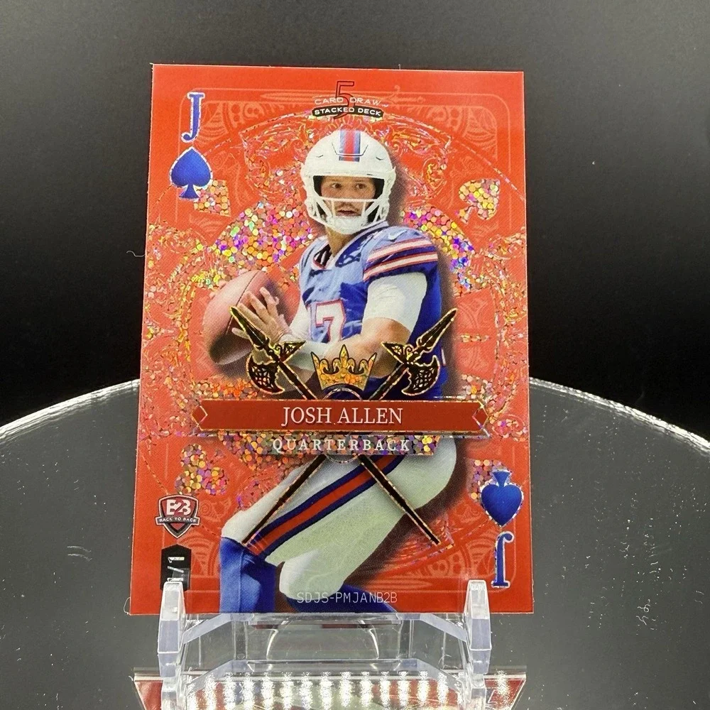 Wild Card Patrick Mahomes Josh Allen 1/1 Stacked Deck E3 Back 2 Back
